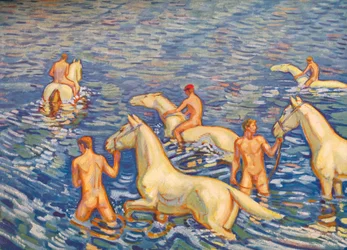 Le cavalier de la mer, vers 1915