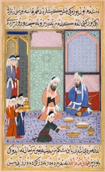 Banquet du sultan ottoman Mourad III