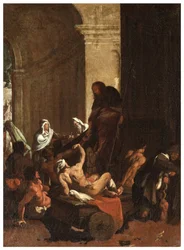 Distribution de biens aux pauvres