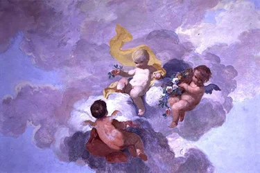 Putti, c.1790 (fresque)