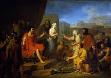 Continence de Scipion (huile sur toile)