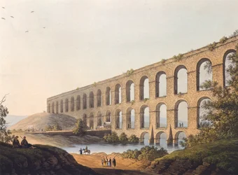 Aqueduc près de Belgrade par Luigi Mayer