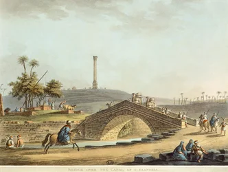 Pont sur le canal à Alexandrie