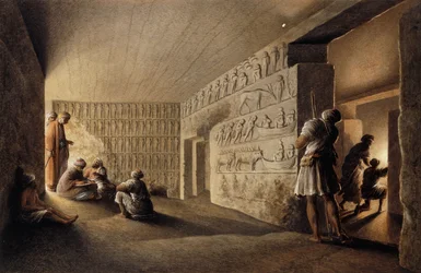 Figures dans des tombes égyptiennes