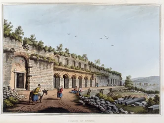 Stade en ruine à Éphèse, ancienne ville de Grèce, aujourd