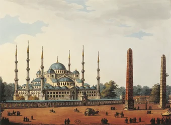 Turquie, Istanbul, Mosquée Bleue d