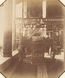[Golestan, le Trône du Paon, Téhéran, Iran] Takht-I Taous, années 1840-60