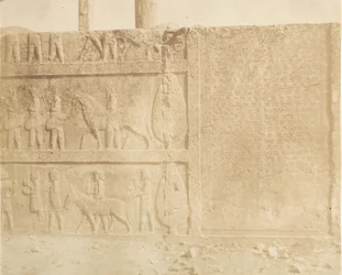 Procession sur la façade de la Grande Scala
