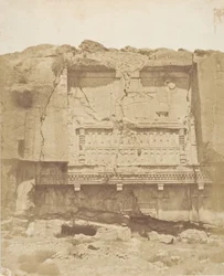 Tombe sur le rocher à Persépolis, 1858