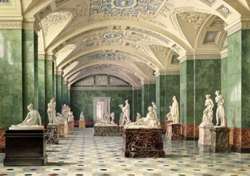 La Première Salle de Sculpture Moderne, Nouvel Ermitage, 1856