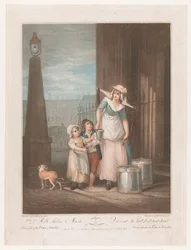 Laitière (Milk below Maids) (séries Cris de Londres, Cries of London)