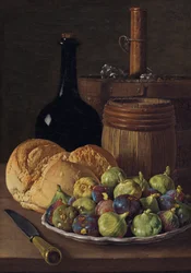 Nature morte aux figues et au pain