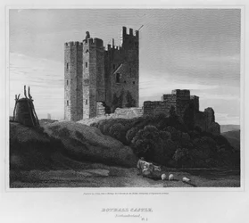 Château de Bothall, Northumberland (gravure)
