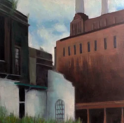 Centrale électrique, 2011 (huile sur toile)