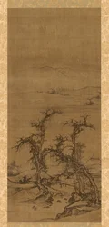 Portant un Qin en visite, 1271-1368
