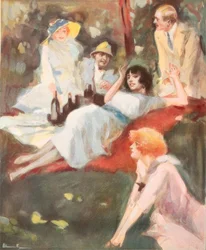 Repos dans la forêt