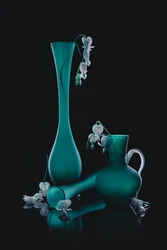 Cœurs saignants bleu sarcelle