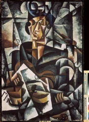 Femme avec une guitare