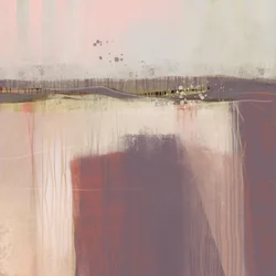 Horizon abstrait aux teintes douces
