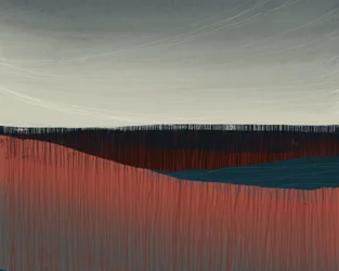 Horizon abstrait et serein