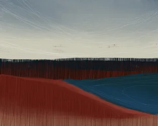 Paysage abstrait texturé