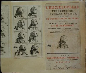 Encyclopédie des perruquiers, publiée à Paris