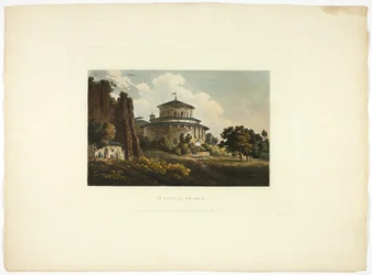 Église Sainte-Agnès, planche huit des Ruines de Rome