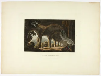 Écuries de la villa de Meccena, onzième planche des ruines de Rome