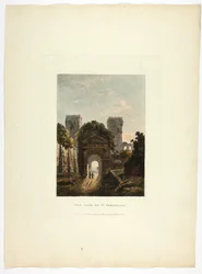 La porte de Saint-Sébastien, planche dix-sept des Ruines de Rome