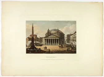 Le Panthéon, planche vingt-six des Ruines de Rome