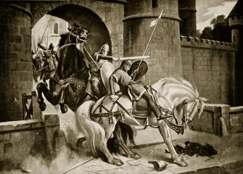 Le combat entre Guillaume et Robert à Gerberoy