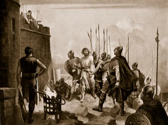 La reddition du château de Bamborough