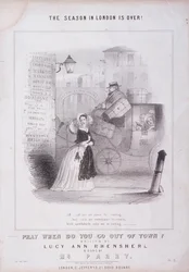 Quai du Pont de Londres, Londres, vers 1840