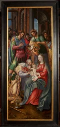Adoration des Mages, Triptyque, Panneau droit
