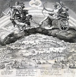 Luna : allégorie de la Lune (Diane) et du Scorpion