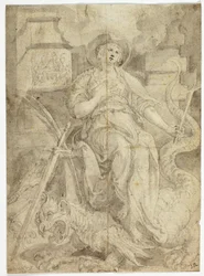 Étude pour Sainte Marguerite