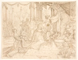 Esther couronnée par Assuérus