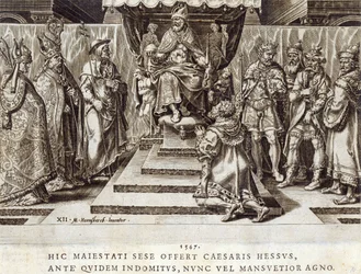 La soumission de Philippe, landgrave de Hesse en 1547, planche 12 de 