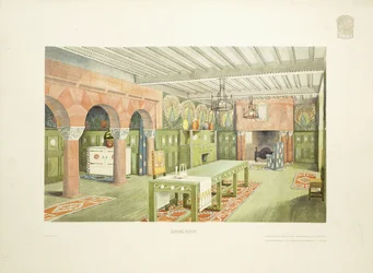 Salle à manger, Île de Man, c.1901