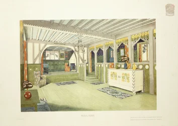 Salle de musique, Île de Man, c.1901