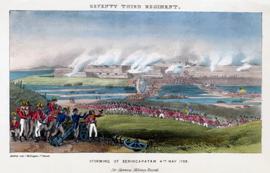 Soixante-treizième régiment, assaut de Seringapatam, Inde, 4 mai 1799
