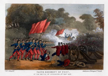 Dixième régiment de pied, à la bataille de Steenkerque, 3 août 1692