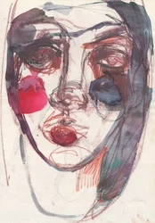 Sketchbook 16, 2024 (peinture à la détrempe, stylo, crayon sur papier)