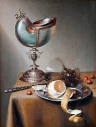 Nature morte à la coupe nautile