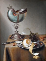 Nature morte avec coupe en nautile, vers 1650