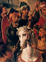 Calvaire (détail) du panneau central, 1545-1550