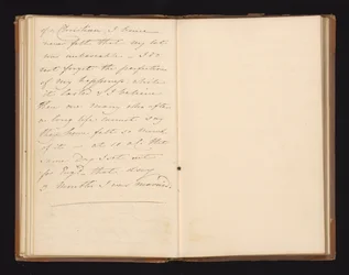 Extrait de manuscrit du récit de Lady De Lancey sur la campagne de Waterloo