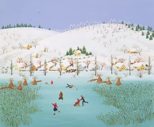 Sur le lac gelé, 1987