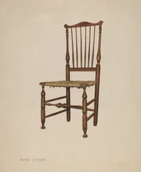 Chaise Windsor bâtarde, vers 1939