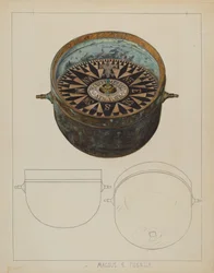 Boussole de navire, vers 1937
